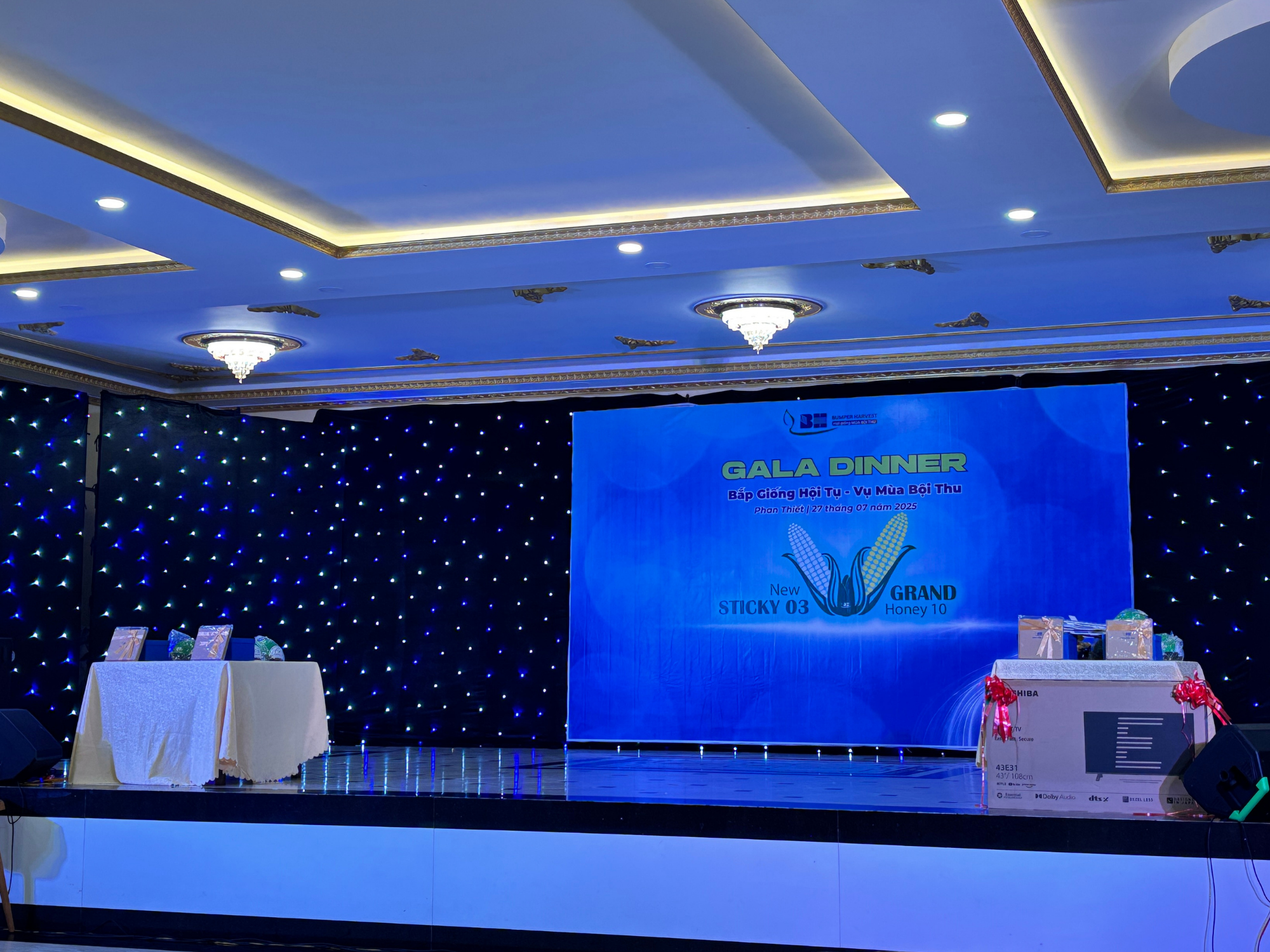 Khung cảnh trước giờ vàng đêm GALA 